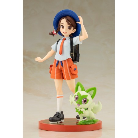 Pokemon Juliana with Sprigatito ARTFX J Kotobukiya